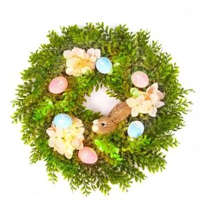 Easter Wreath with Bunny and Eggs